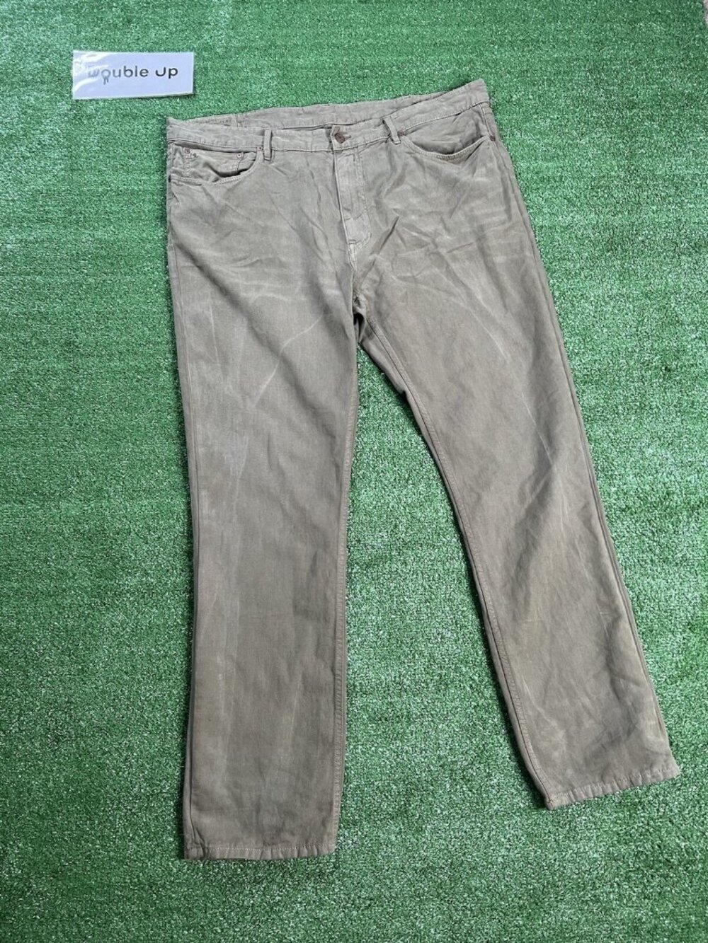Polo Ralph Lauren Jeans Men 42 x 32 625 Varick Slim Straight Greenish Gray